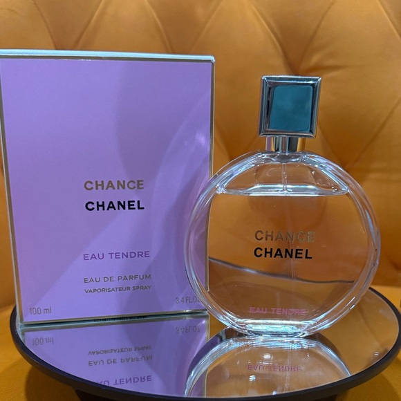 CHANEL Chance Eau Tendre - Clear Bottle with Pale Pink Box